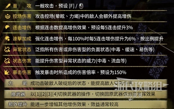 《天命奇御归途》武器用法 武器流派选择推荐