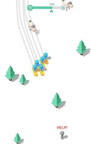 人群滑雪Crowd Ski1