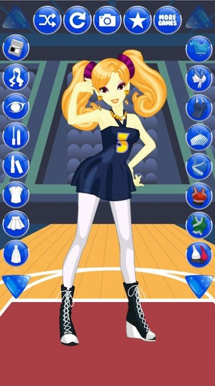 啦啦队队长打扮（Cheerleader Dress Up）0